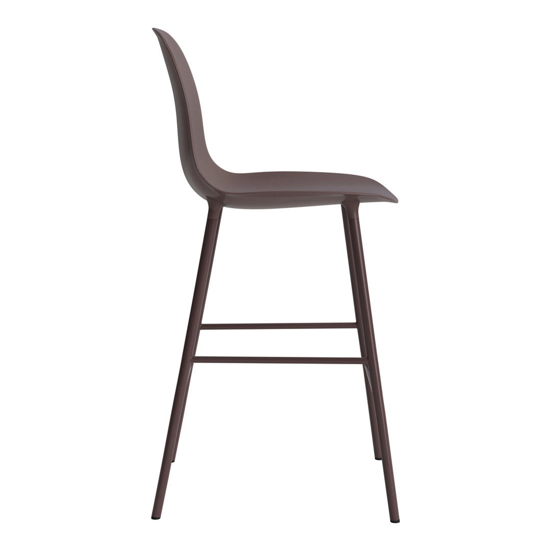 Modern Form Counter Stool - Adjustable Height Bar Stool for Kitchen Island, Breakfast Nook & Home Bar - Sleek Contemporary Design for Dining & Entertaining