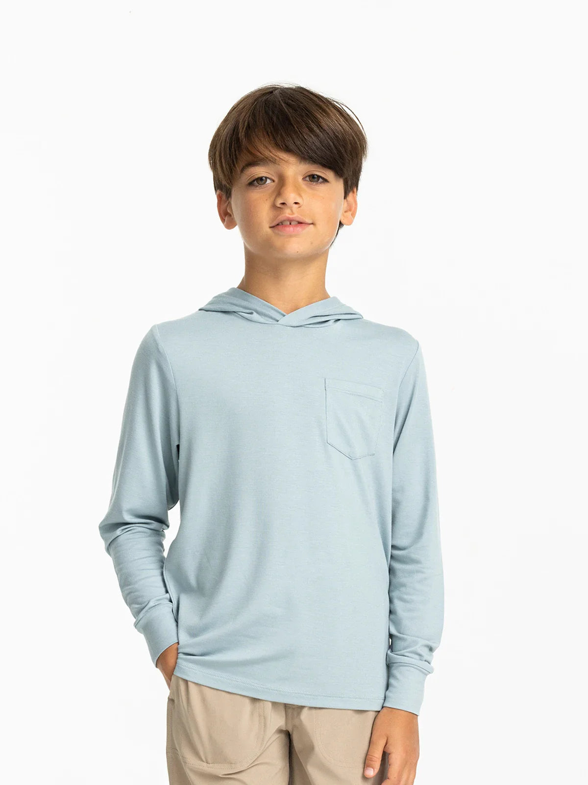 Boys' Free Fly Bamboo Shade Hoodie - Soft & Breathable Bamboo Fabric Pullover for Kids - Perfect for Outdoor Play & Casual Wear