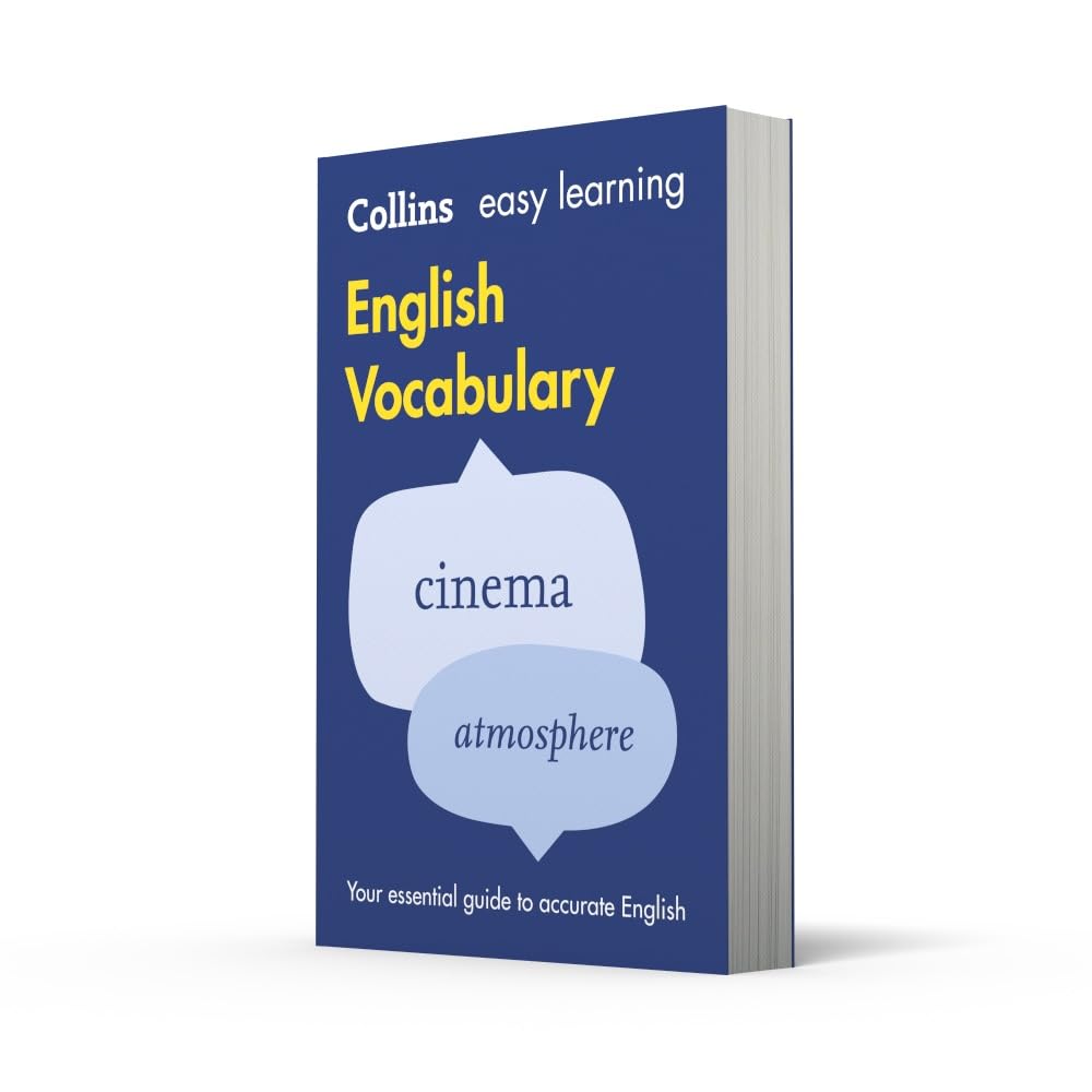 Easy Learning English Vocabulary Book - Collins for Study & Travel