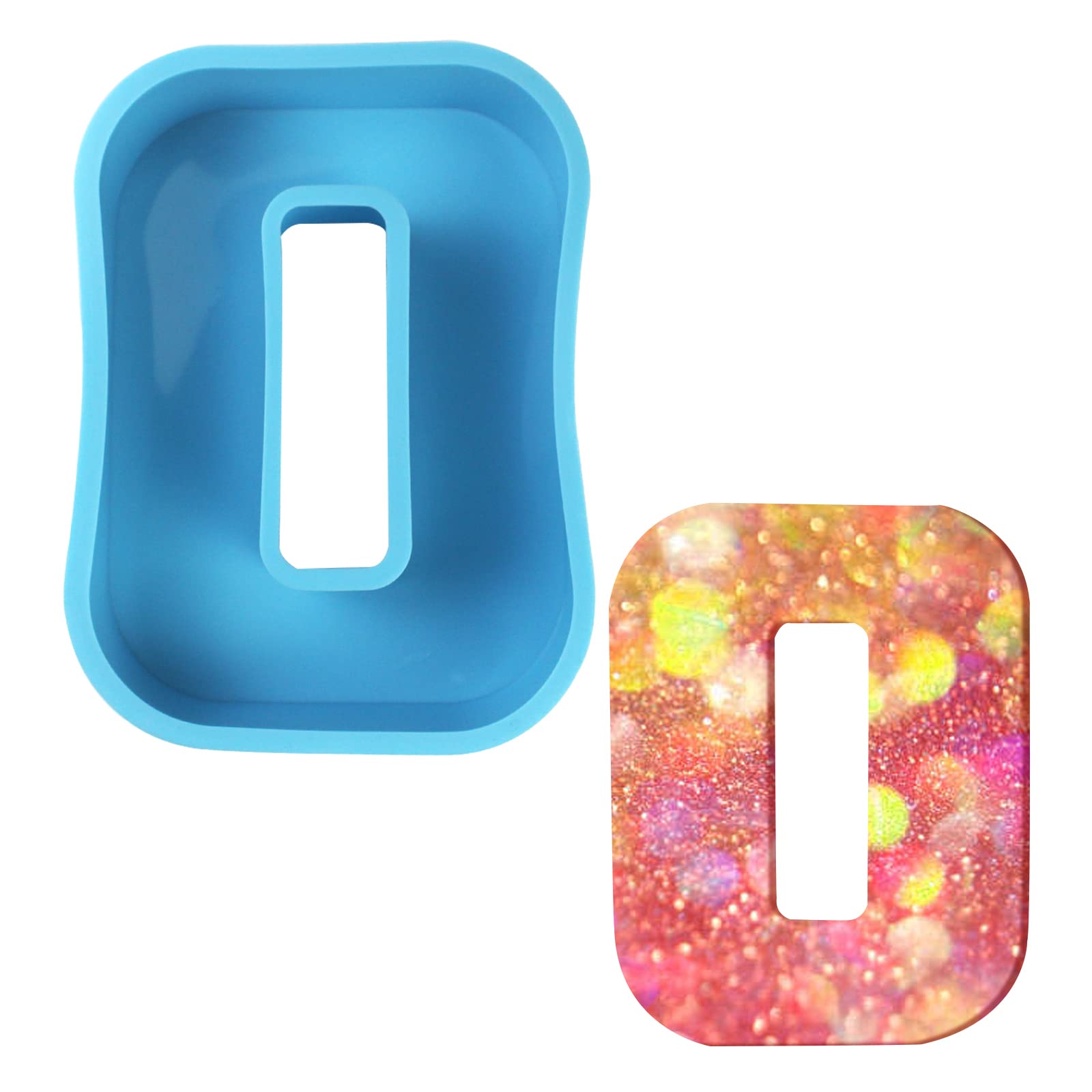 3D Alphabet Silicone Molds for Resin Casting - Large Capital Letter & Symbol Molds (Letter O) - Perfect for DIY Crafts, Home Decor, Party Supplies, and Art Projects