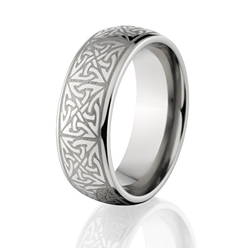 Authentic Celtic Rings for Men - Handcrafted Irish Wedding Bands with Intricate Knot Design - USA Made Jewelry - Perfect for Weddings, Anniversaries & Celtic Heritage Gifts