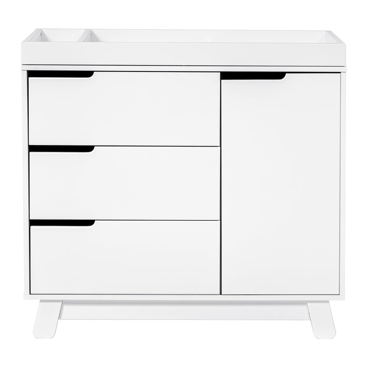 Babyletto Hudson 3-Drawer Changer Dresser with Removable Changing Tray - Nursery Storage & Diaper Changing Solution for Modern Parents