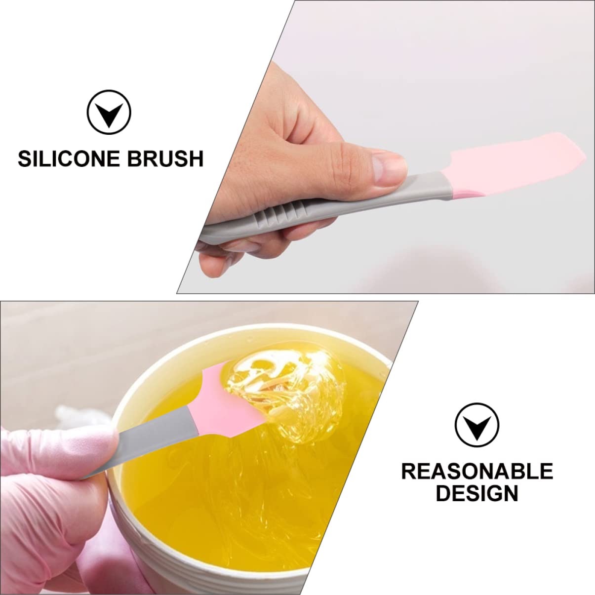 **Mipcase 10-Pack Pink Cosmetic Spatulas - Facial Cream Applicator, Wax Spatula, Makeup Mixing Tool for Lip Gloss, Creams & Waxing | Perfect for DIY Beauty, Salon & Travel Kit**