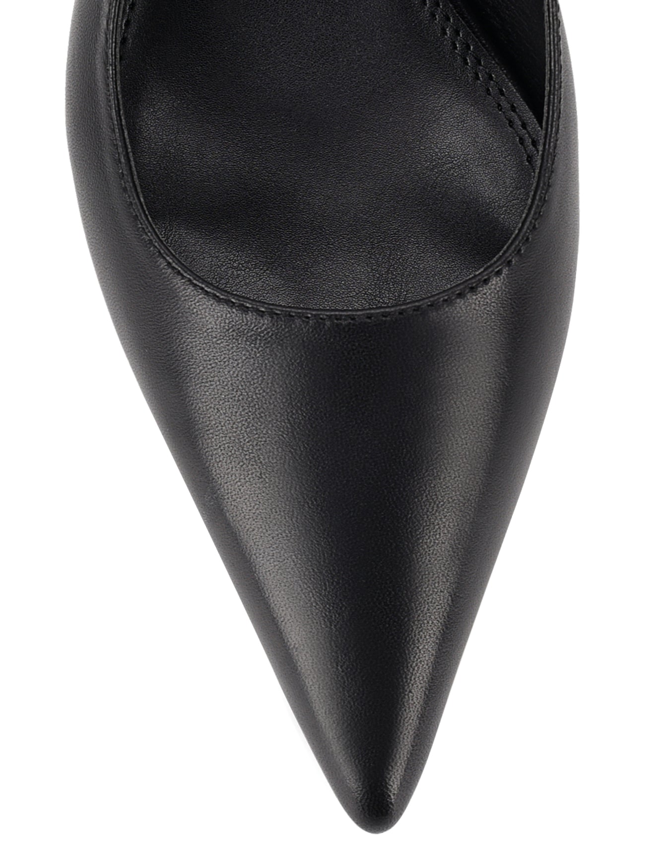 Yohana Women's Black Leather Heeled Slingback Sandals - Comfortable Dress Shoes for Work, Party & Special Occasions