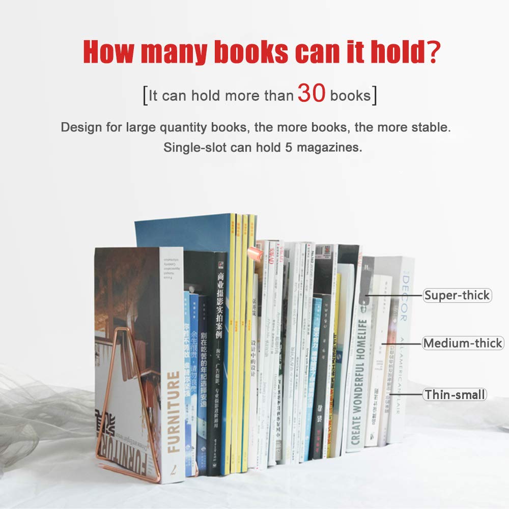 Adjustable 7-Slot Metal Wire Magazine File Holder - Triangle Book Organizer Rack for Office, Home & School - Black Vinyl Storage for Documents, Folders & Decor | Perfect for Desk Organization & Magazine Display