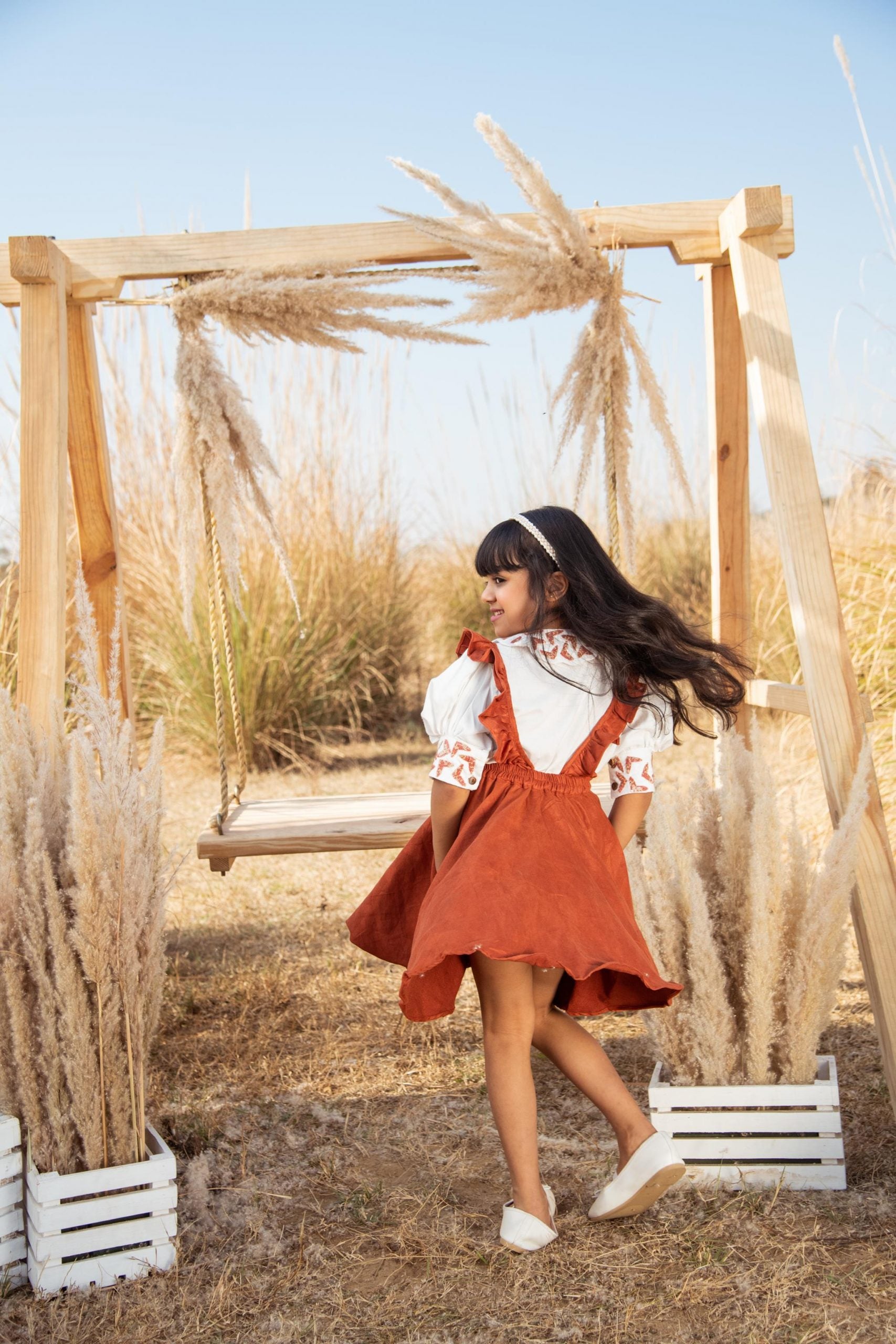 Little Preppy Pinafore Dress for Girls - Stylish & Comfortable Outfit for School, Parties & Special Occasions