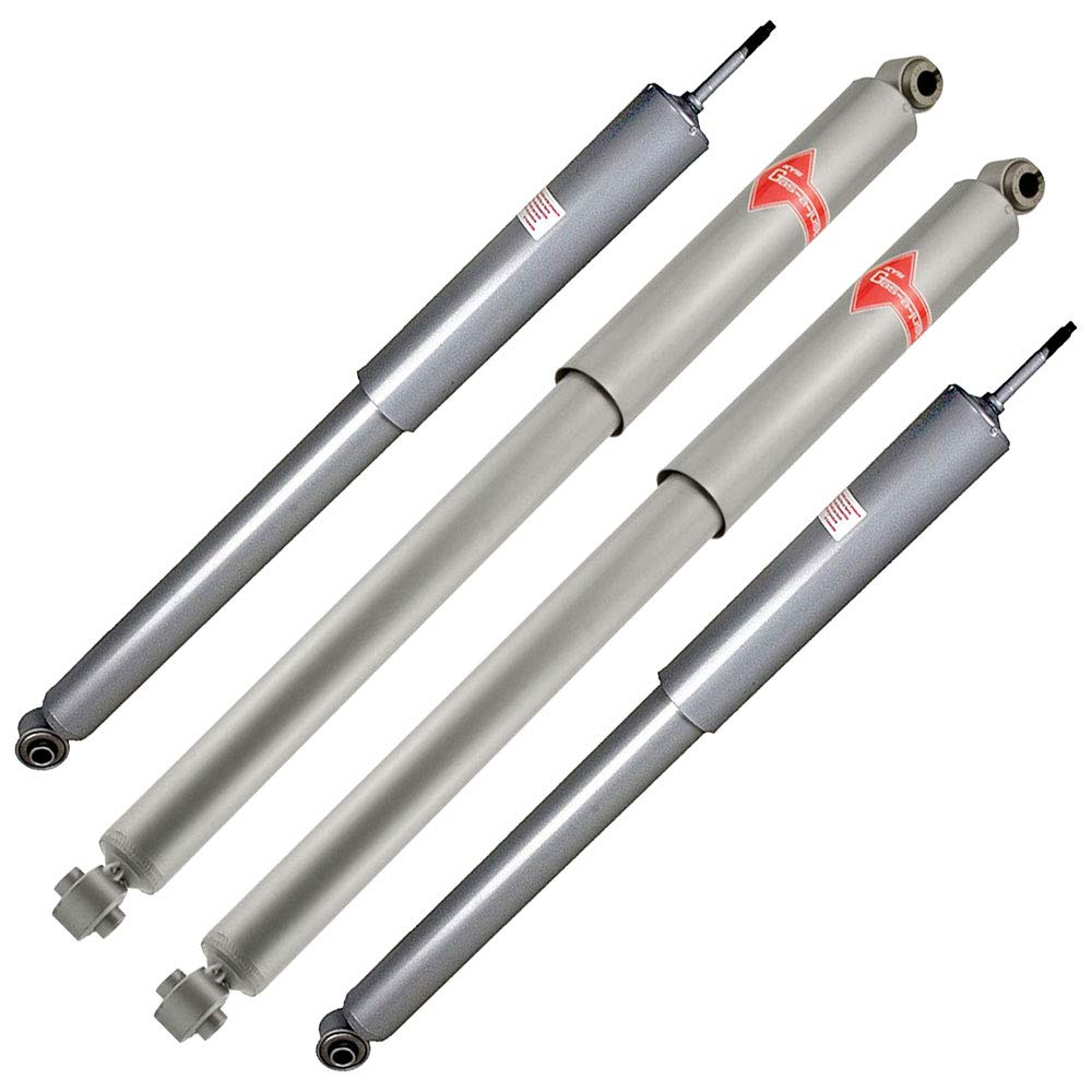 Jeep Wrangler 1987-1995 Gas-A-Just Shock Absorbers Set of 4 - Heavy Duty Off-Road Struts - BuyAutoParts 77-62685AX - Perfect for Trail Riding & Rock Crawling