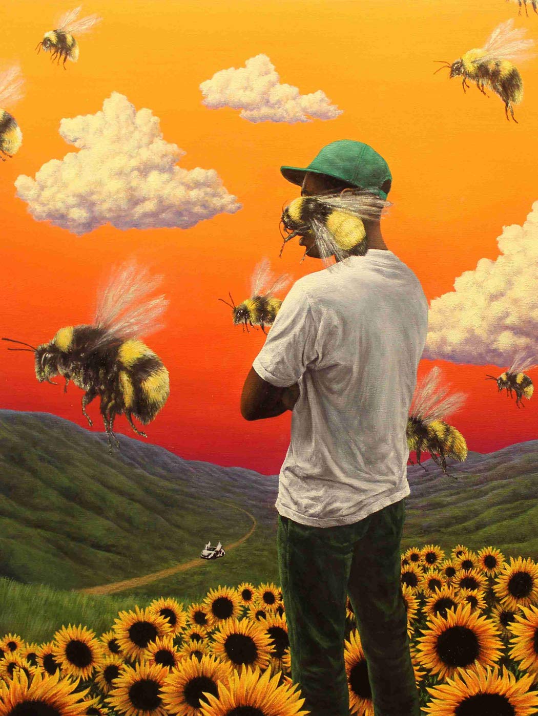 Tyler The Creator Flower Boy Album Poster - 12x18 Inch Wall Art Decor, Vintage Music Poster for Bedroom, Living Room & Office - Perfect Gift for Fans