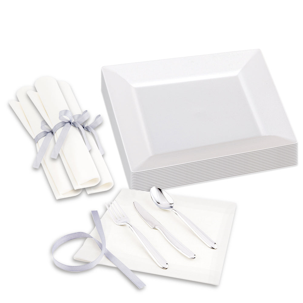 100-Pack White 9.5