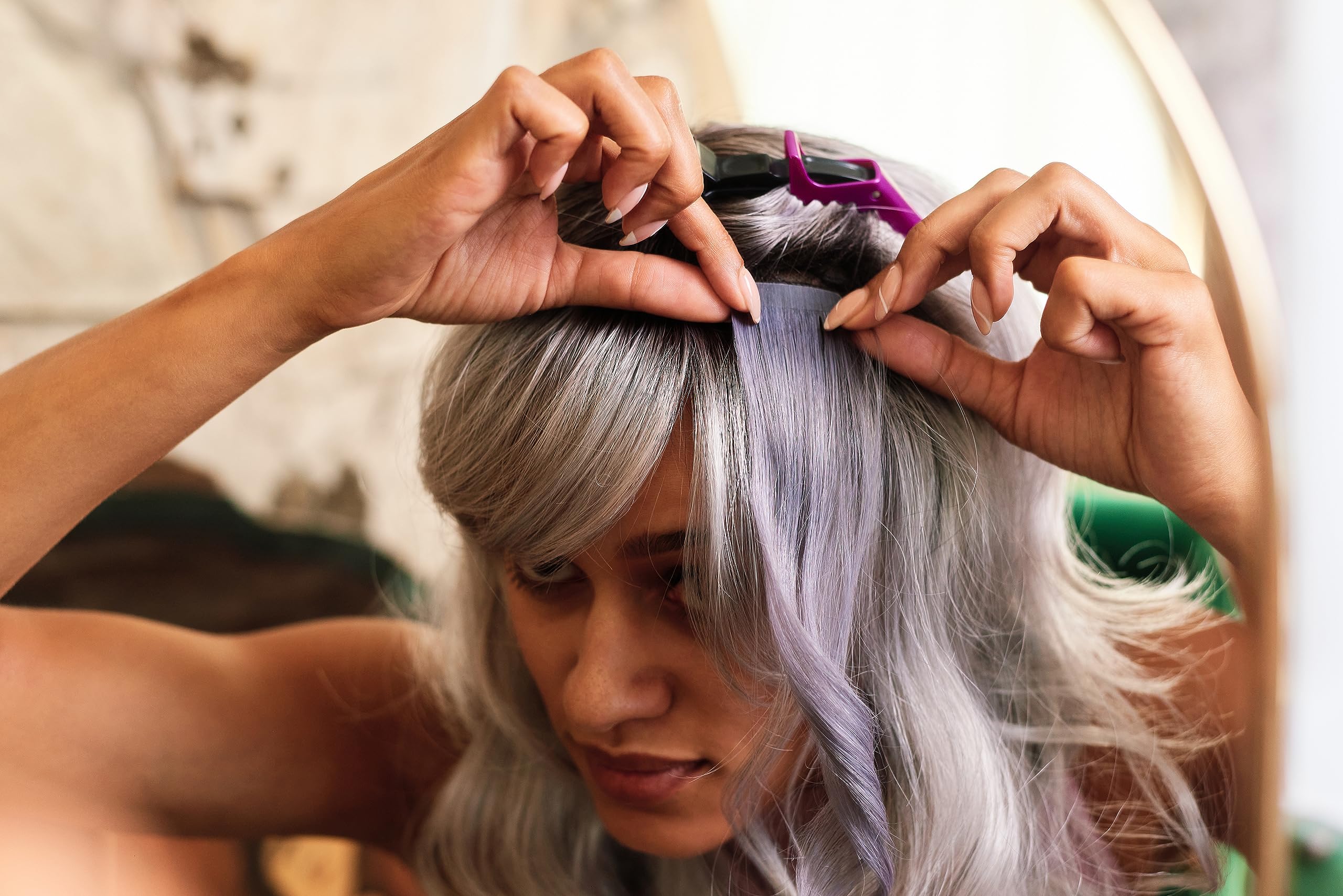 Fearless Tape - Strong Hold Hair Extension Tape for Tape-In Extensions, 120 Tabs Monthly Supply | Perfect for Daily Wear, Special Occasions & Styling