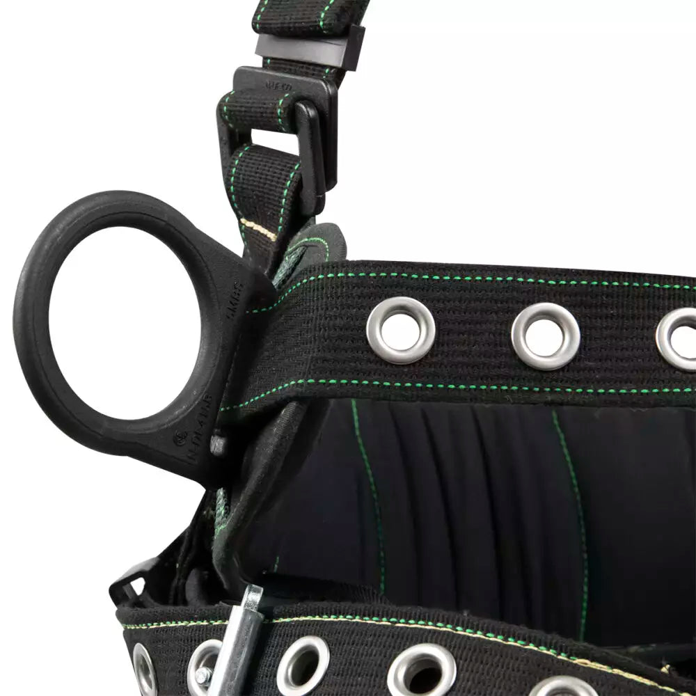 Arc Flash Construction Safety Harness - DE 3D Back Support, DE QC Chest Strap, TB Leg Straps for Fall Protection | OSHA Compliant Work at Heights Gear for Roofing & Industrial Use