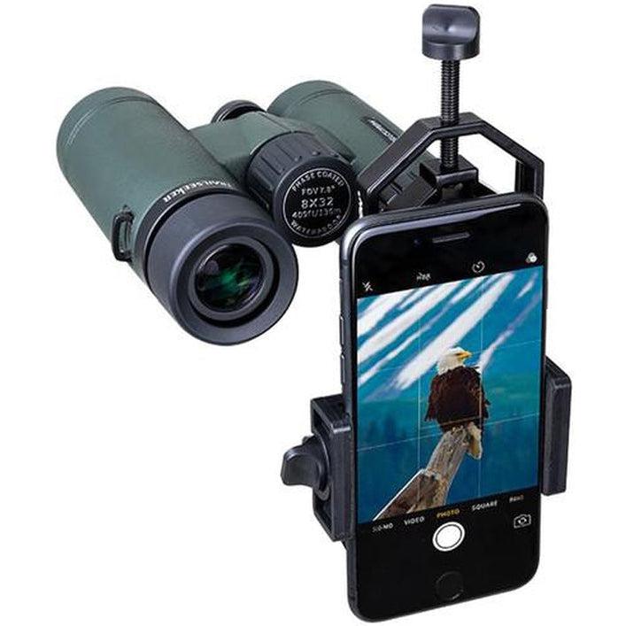 Celestron 1.25 Inch Basic Smartphone Adapter for Telescope - Universal Smartphone Mount for Astrophotography & Moon Observation