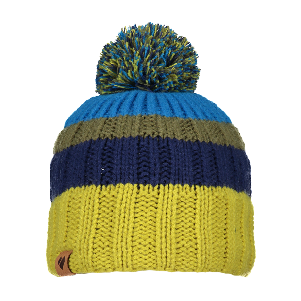 Obermeyer 2021 Junior Powell Pom Beanie - Warm Winter Knit Hat for Kids - Perfect for Skiing, Snowboarding & Outdoor Activities