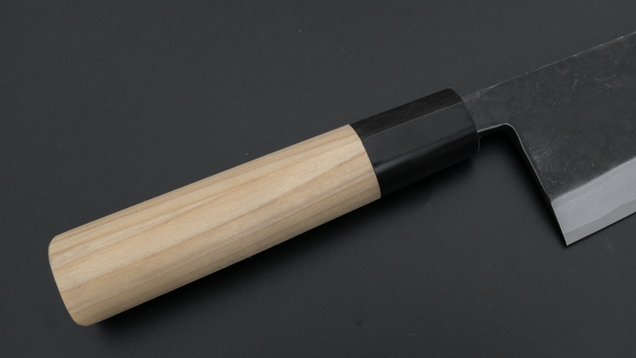 Hitohira White #2 Kurouchi Deba 165mm Japanese Chef Knife with Ho Wood Handle - Professional Sushi & Fish Filleting Knife for Kitchen & Culinary Use