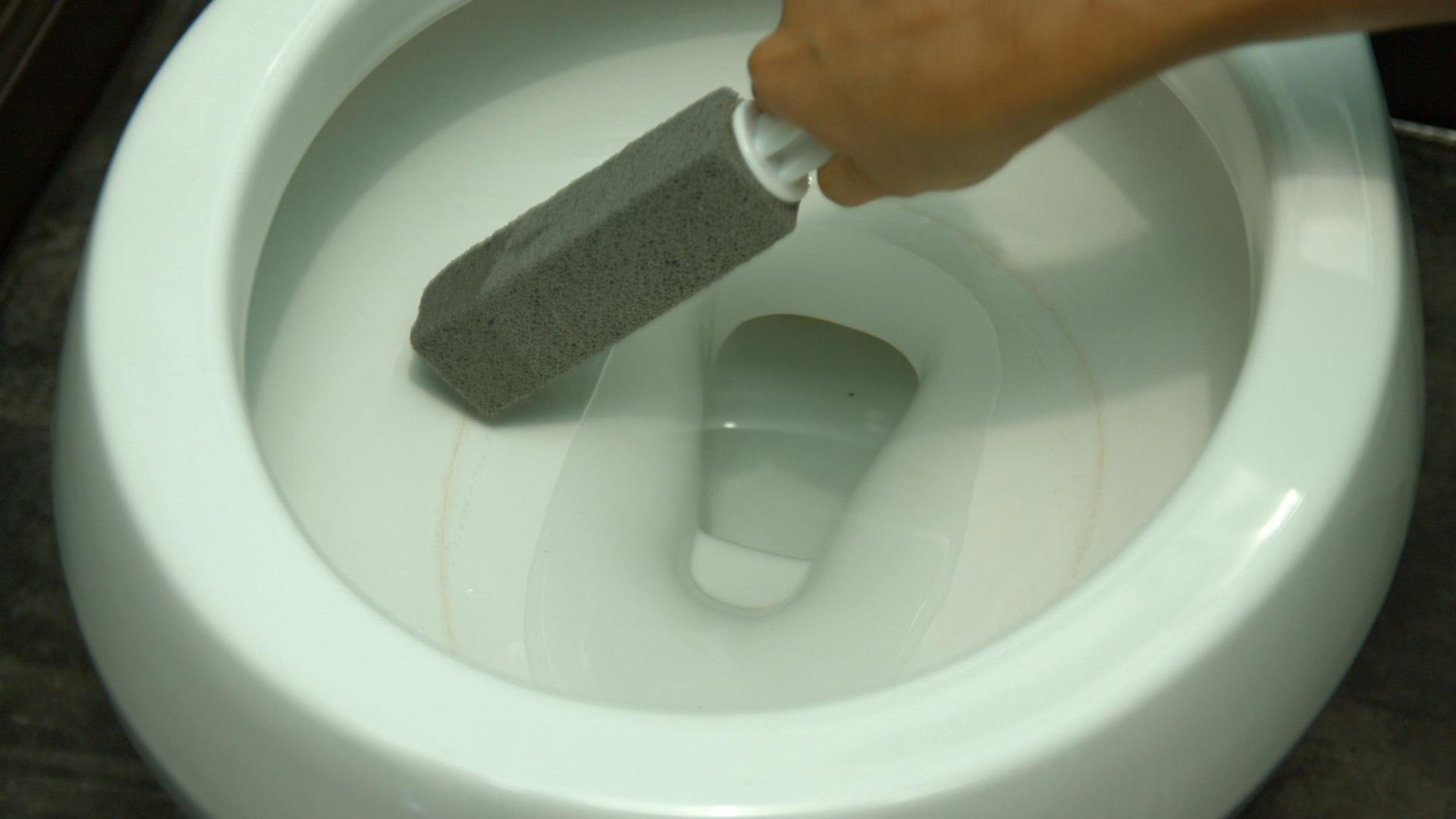 Spark Innovators RingX Natural Pumice Stone Toilet Bowl Cleaner - Effective Hard Water Stain Remover for Bathroom & Kitchen - Safe for Porcelain & Ceramic - Ideal for Home Cleaning & Maintenance