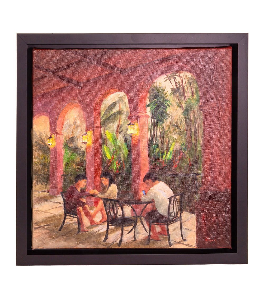 Premium Framed Art Print - Coffee Time by Deb Lynch - Perfect for Kitchen, Dining Room & Coffee Shop Decor