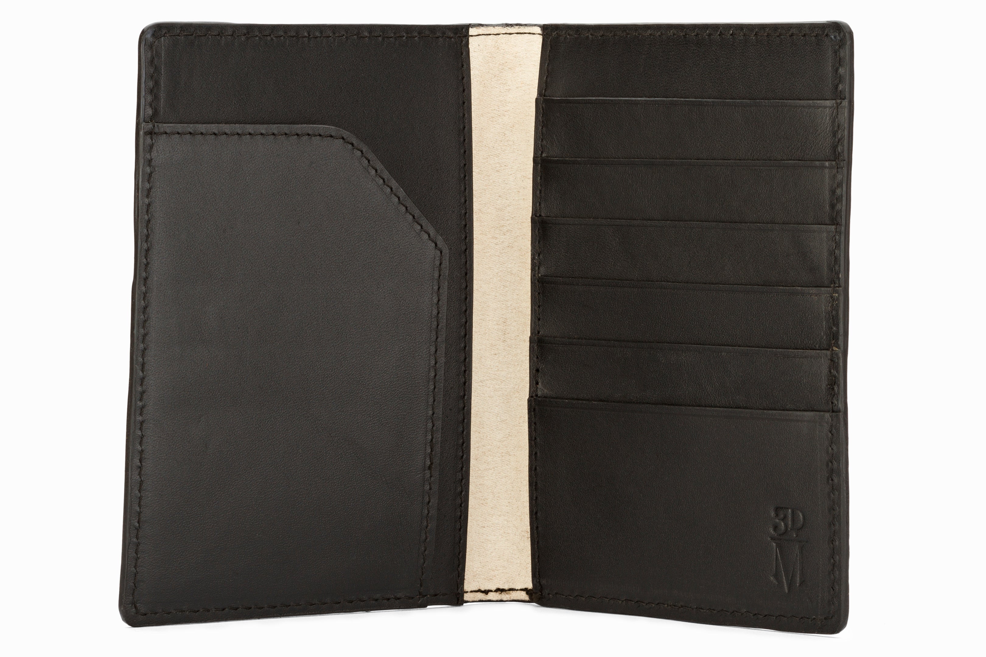 Premium Black Leather Passport Wallet - RFID Blocking, Slim & Durable Travel Wallet for Men & Women - Perfect for Airports, Business Trips & International Travel