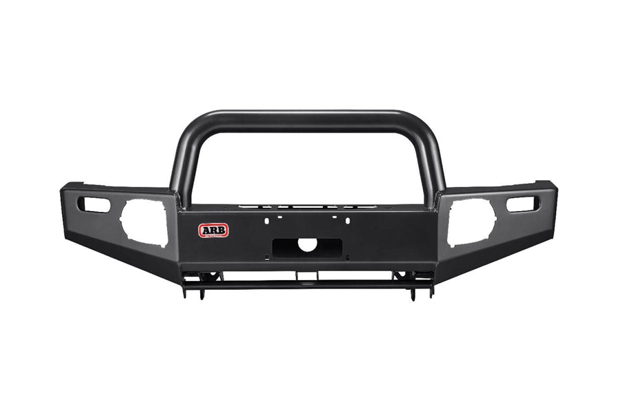 2005-2007 Jeep Liberty KJ ARB Deluxe Front Bumper with Bull Bar - Heavy Duty Off-Road Bumper for Jeep Liberty KJ - Gray Color - Perfect for Off-Roading, Overlanding & Truck Customization