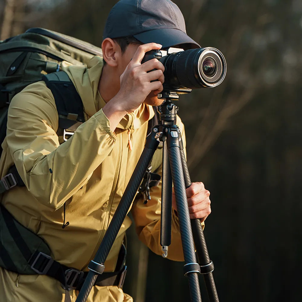 Ulanzi Falcam TreeRoot Quick Lock Lite Travel Tripod - Compact & Lightweight Camera Tripod for DSLR, Mirrorless, Smartphones - Perfect for Travel, Vlogging, Hiking & Outdoor Photography