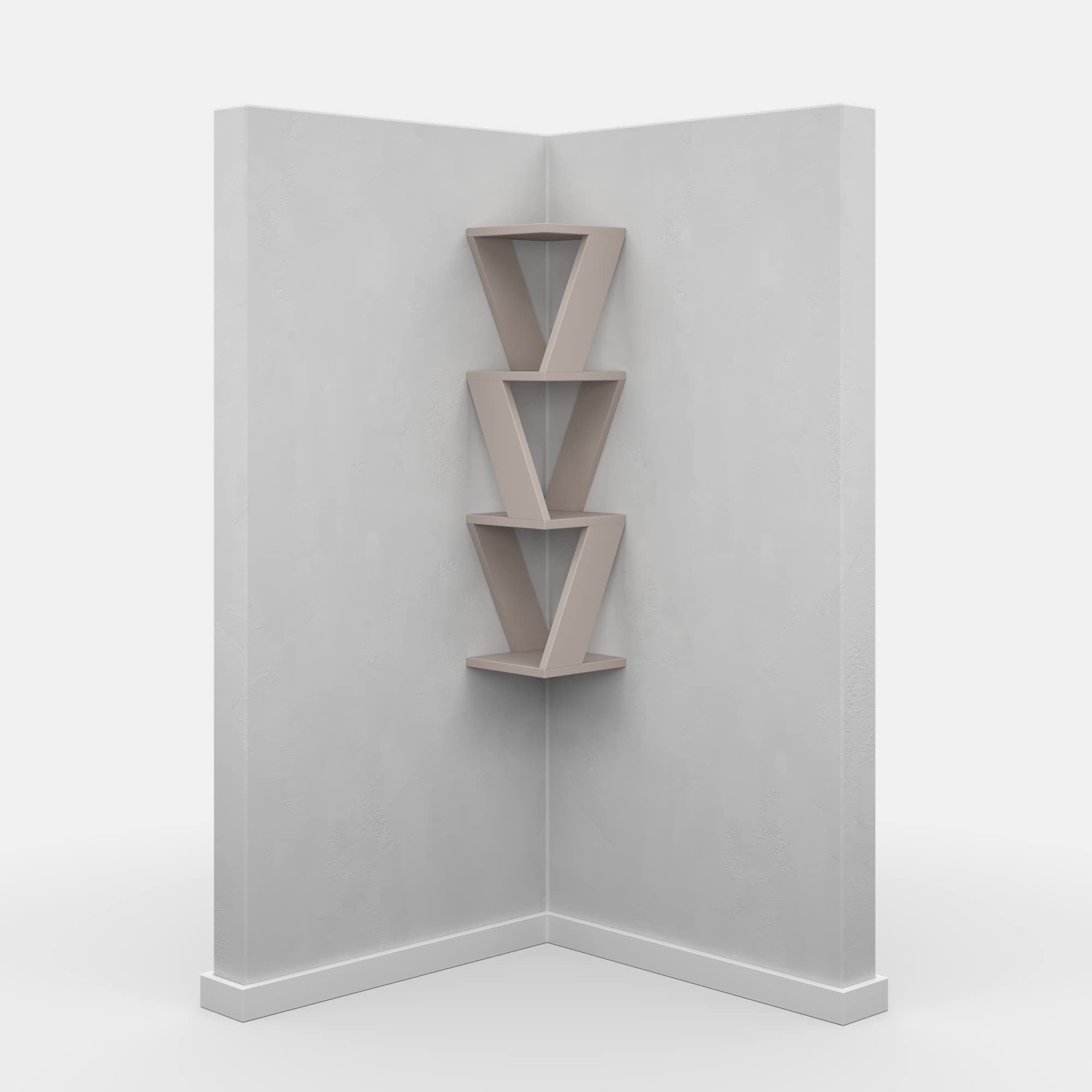 Modern Mocha Wall Shelf 33.46