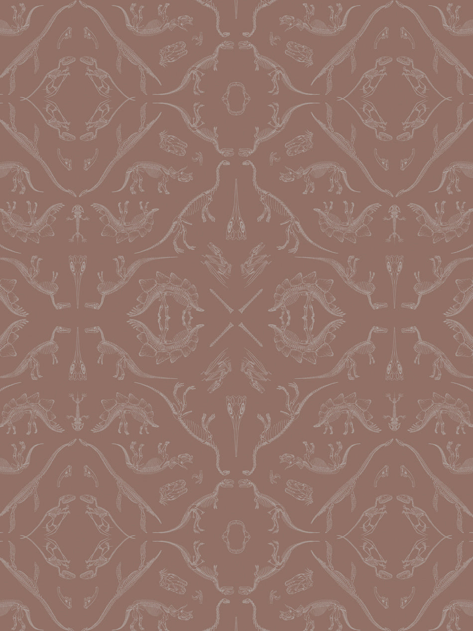 Prehistoric Dinosaur Wallpaper Sample - Peel and Stick Removable Wallpaper for Kids Room, Nursery, Classroom Decor - Easy DIY Home Decoration