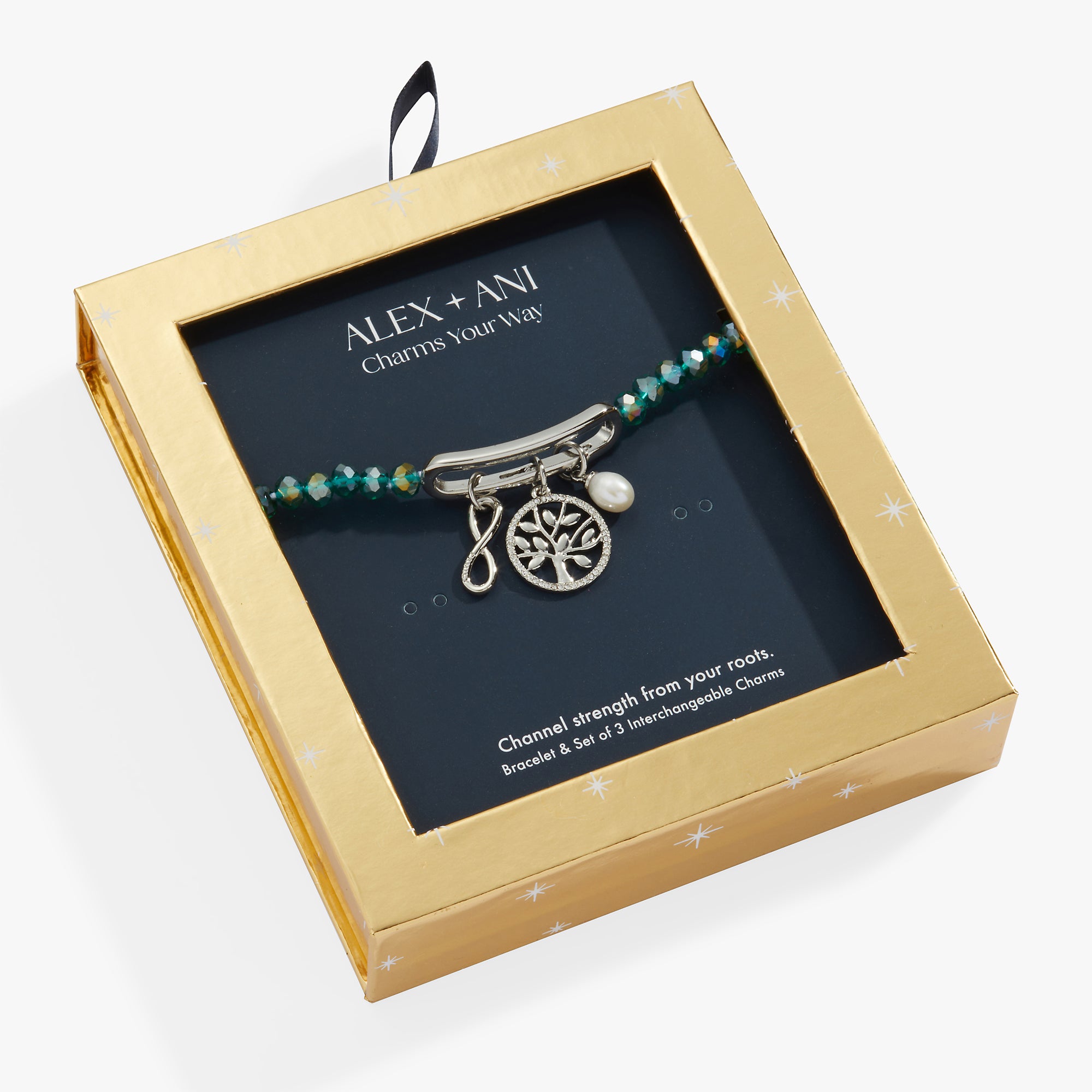 Stylish Family Mix & Match Charm Stretch Bracelet Set - Perfect for Mother Daughter Matching Jewelry, Birthday Gifts & Family Bonding Moments