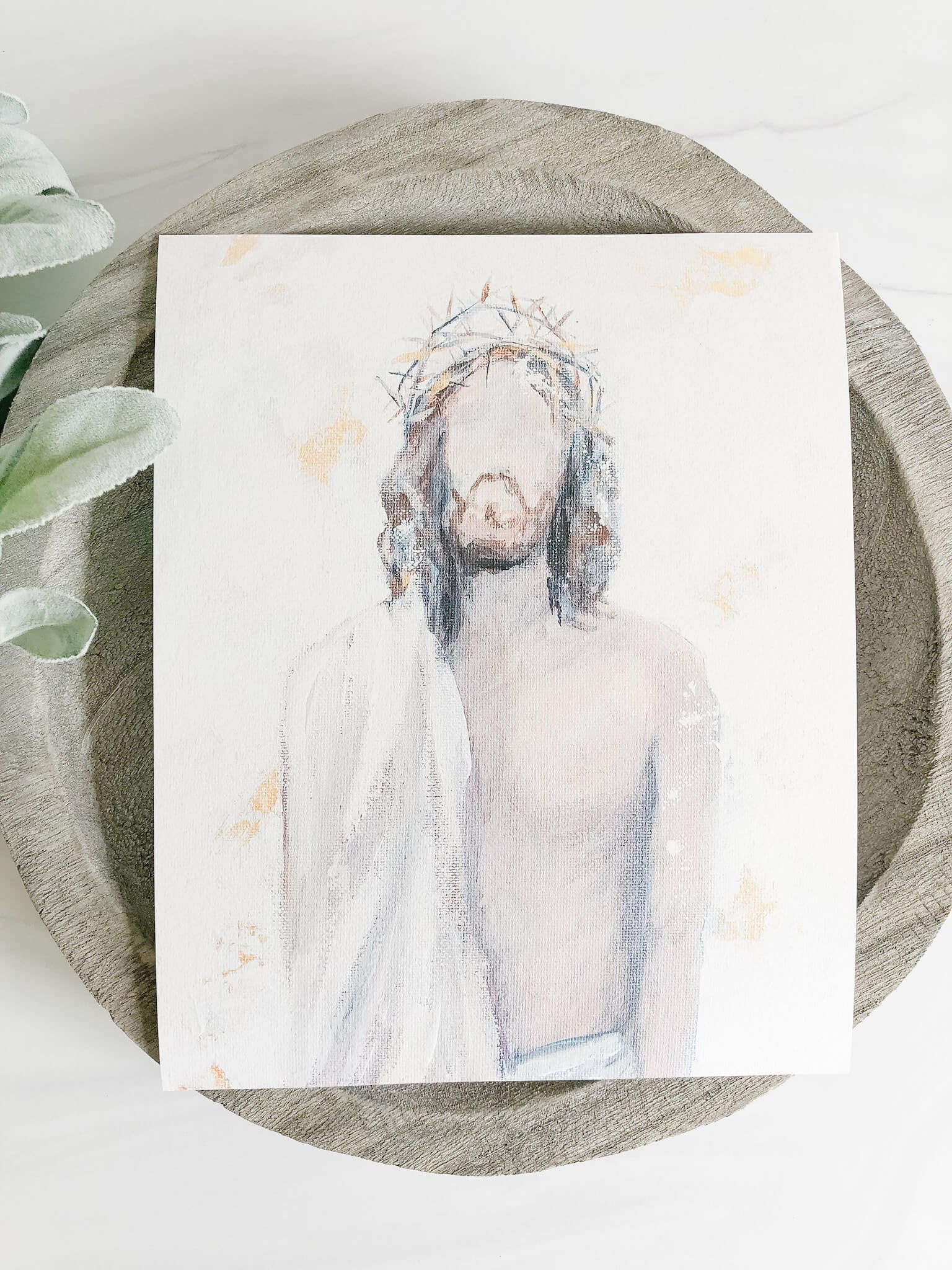 Beautiful Crown of Thorns Print - Religious Wall Art Decor for Home, Church & Office - Perfect for Easter, Lent & Christian Holidays