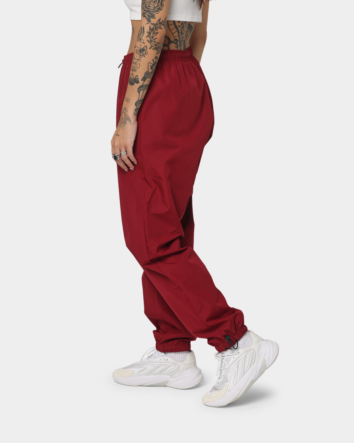 Adidas R.Y.V. Track Pants for Men - Classic Burgundy Joggers with Comfort Fit | Perfect for Running, Gym Workouts & Casual Streetwear