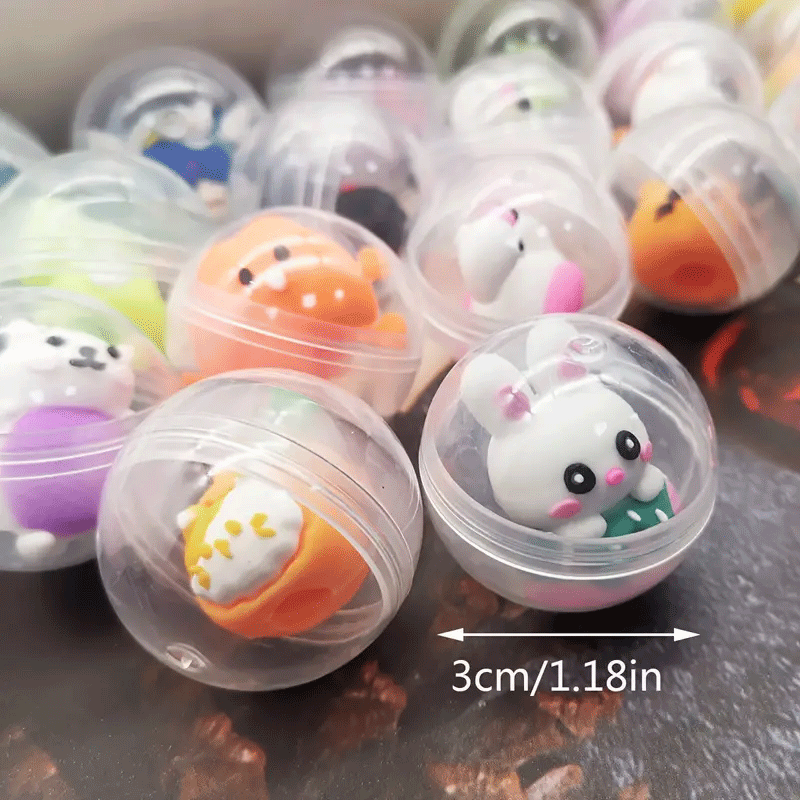 Fun Surprise Ball with Mini Toy & Pencil Topper - Perfect for Kids' Party Favors, Classroom Rewards & Birthday Goodie Bags
