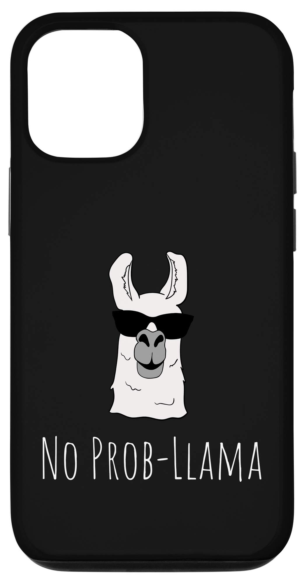 Cute Funny Llama Alpaca Phone Case for iPhone 12/12 Pro - Durable Protective Cover - Perfect for School, Work, Travel & Everyday Use