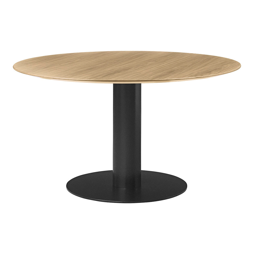 Gubi 2.0 Round Dining Table - Modern Scandinavian Design for Small Spaces | Perfect for Apartments, Breakfast Nooks & Cozy Kitchens