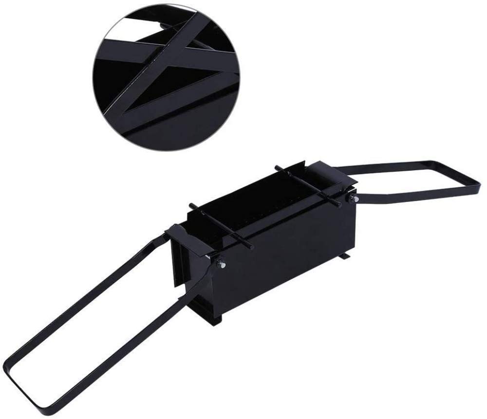 Eco-Friendly Paper Briquette Press Machine - Heavy Duty Iron Paper Log Maker for Fireplace, Wood Stove & Home Heating | DIY Recycling & Camping Fuel