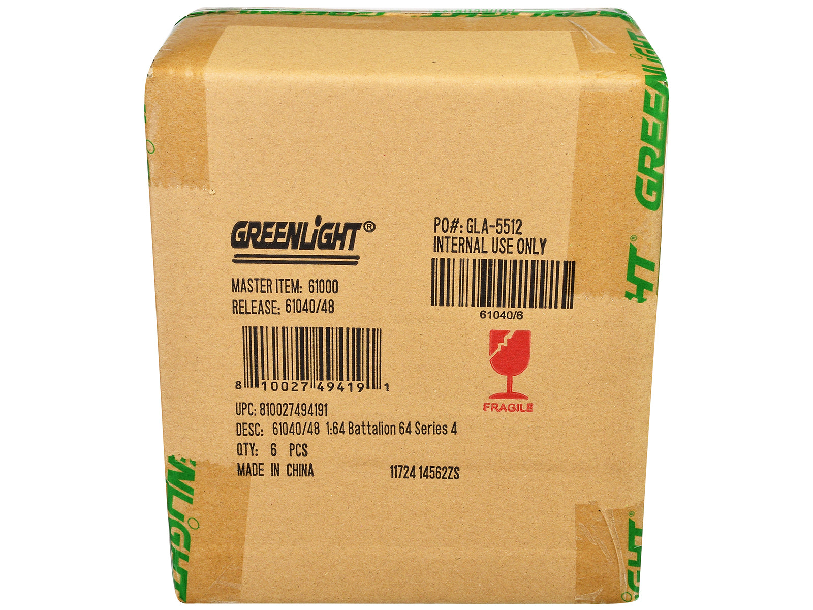 Greenlight 1/64 Scale Diecast Car Models - Battalion 64 Series 4 (Set of 6 Collectible Vehicles) - Perfect for Display, Gifts & Car Enthusiast Collections