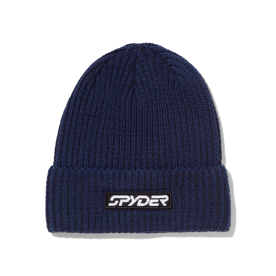 Spyder 2024 Men's Winter Beanie Hat - Soft Knit Fleece Lined Skull Cap for Cold Weather - Perfect for Skiing, Snowboarding & Outdoor Activities