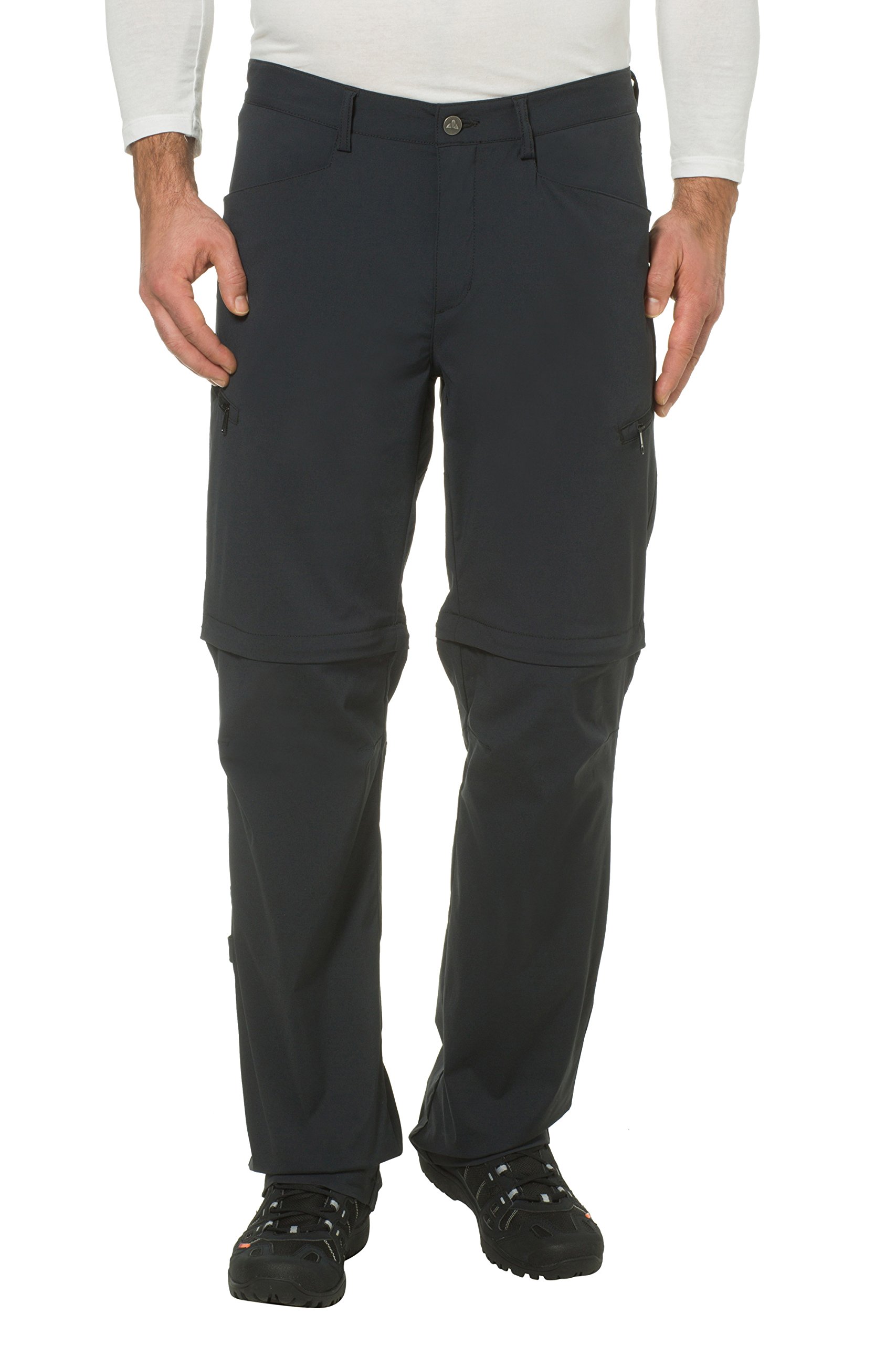 VAUDE Yaki Men's Cycling Shorts - Long Gentlemen ZO Black for Road & Mountain Biking | Comfortable & Breathable for Outdoor Sports