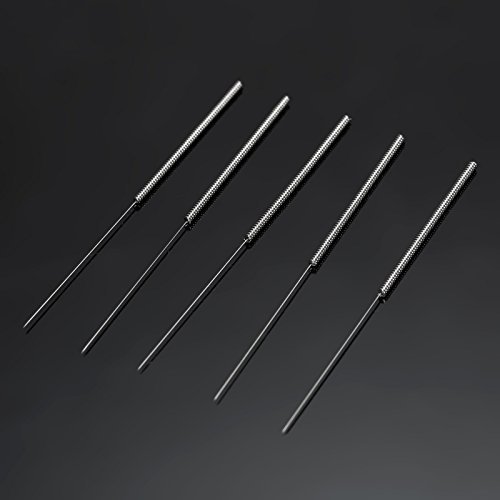 5-Pack 0.25mm Needle Drill Bits - MUXSAM 3D Printer Nozzle Cleaning Kit - Stainless Steel Nozzle Cleaning Tool Kit for 3D Printer Extruder - Perfect for Clog Removal & Maintenance of Creality, Ender, Prusa Printers