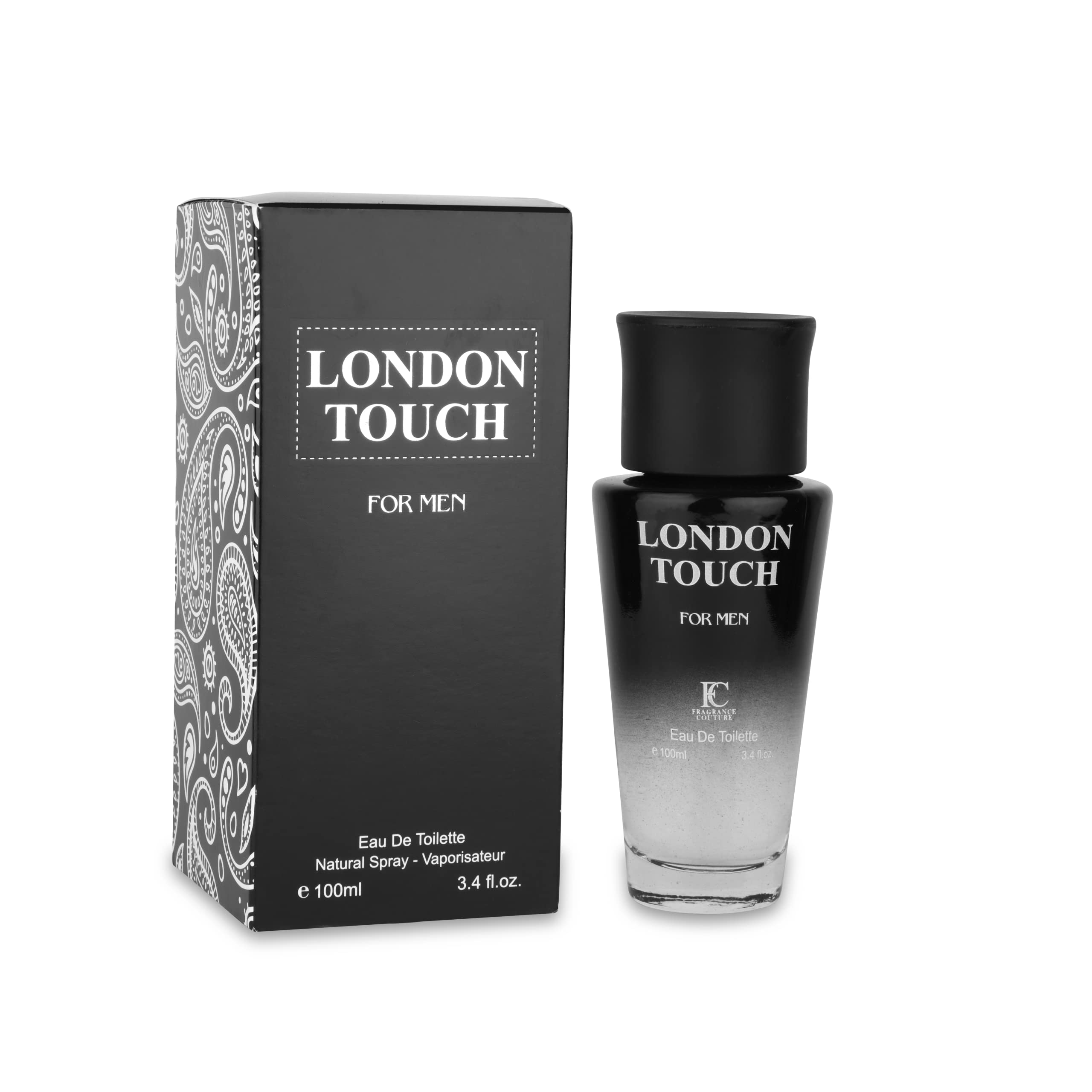 London Touch Men's Cologne 3.4 Oz - Premium Fragrance for Men | Day & Night Wear, Office & Special Occasions