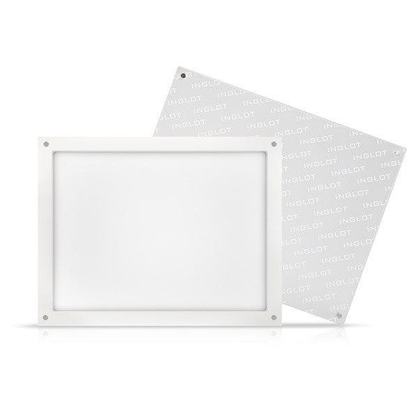 INGLOT Freedom System Flexi Palette (White) - Customizable Makeup Palette for Eyeshadow, Blush & Highlighter - Perfect for Travel & Professional Makeup Artists