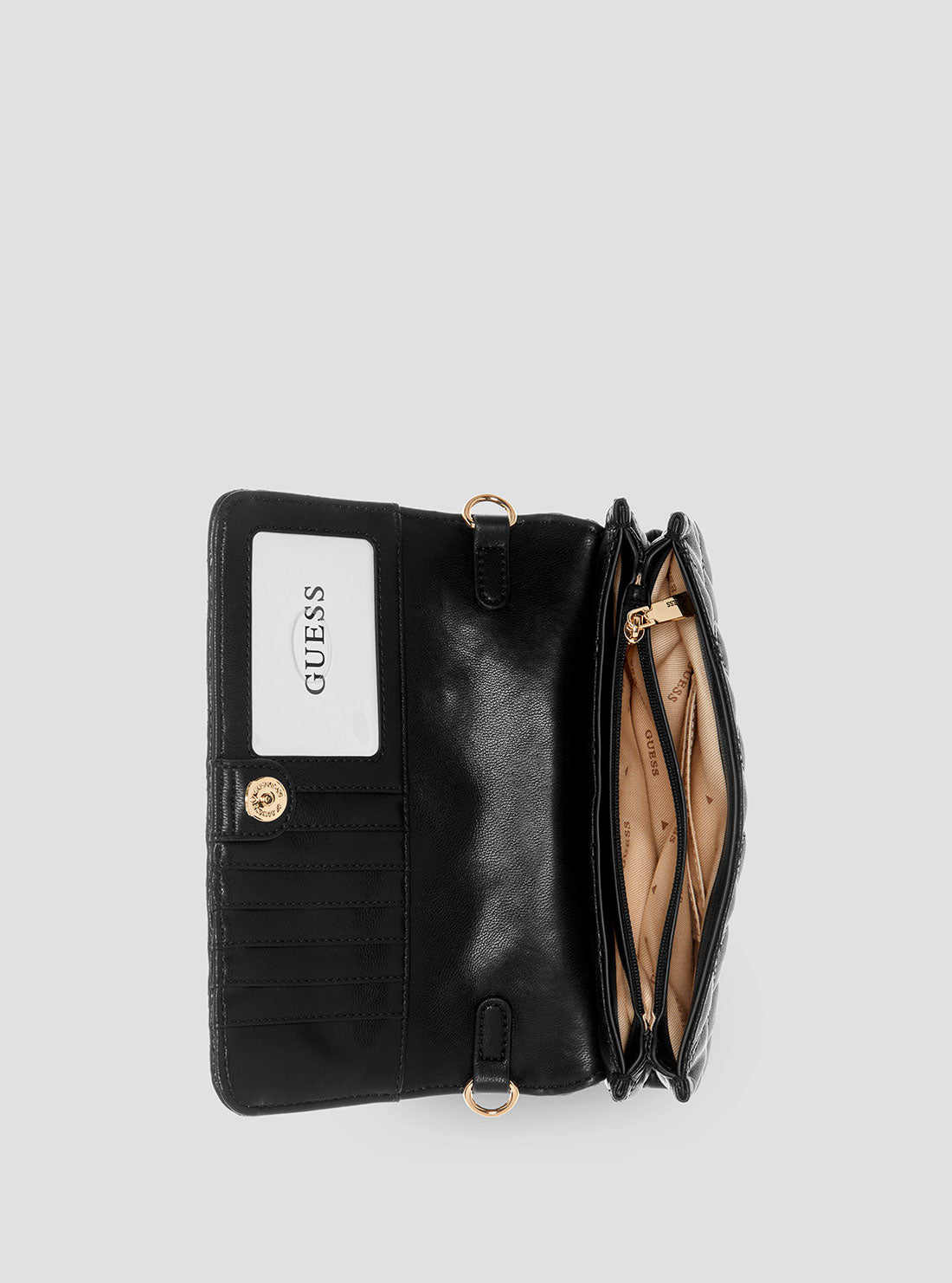 Black Noelle Crossbody Bag Organizer - Stylish & Functional Purse Insert for Women - Perfect for Travel, Shopping, and Everyday Use