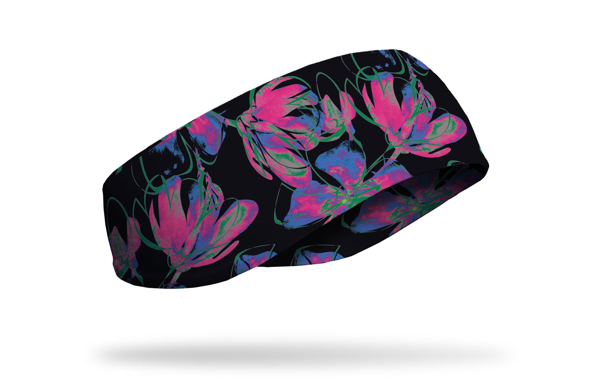 Neon Blooms Ear Warmer Headband - Stylish Winter Accessory for Women & Girls - Perfect for Running, Skiing, and Outdoor Activities