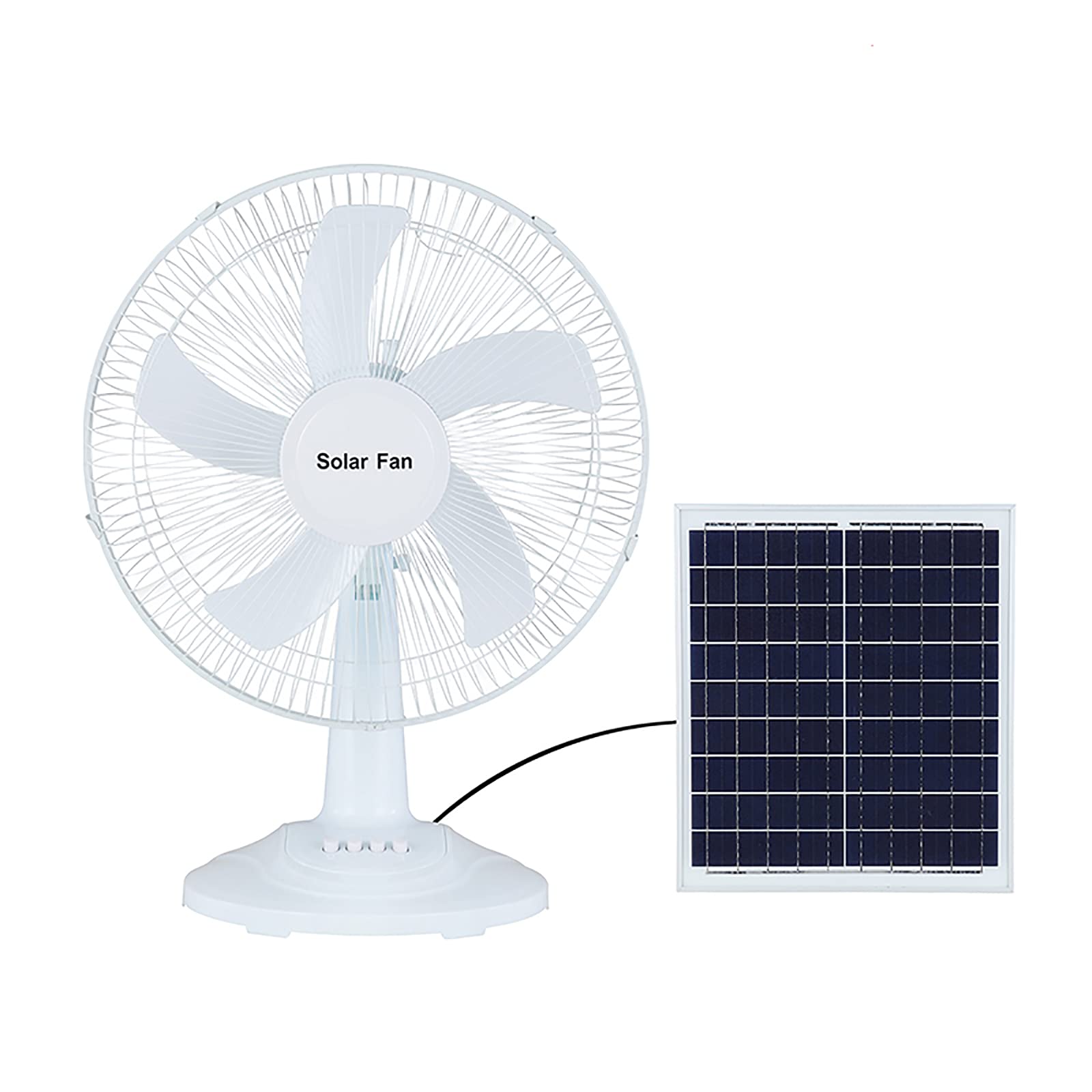 Yajun High Velocity Floor Fan - Solar Powered, 3 Speed Adjustable, Fast Cooling for Home, Dorm, Office, Patio, Greenhouse, Boating & Fishing | Portable Desktop Fan for Indoor & Outdoor Use