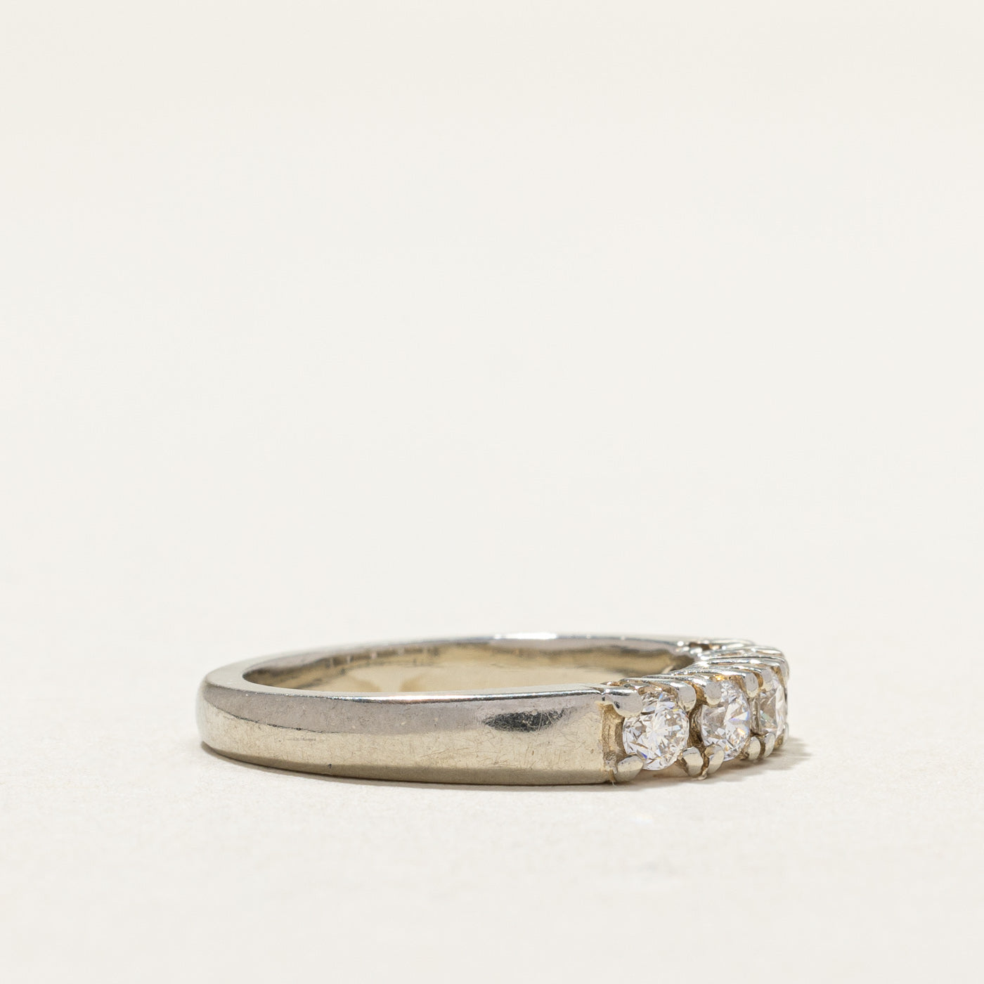 0.43ctw Five Stone Diamond Ring - Size 5.5 - Elegant Wedding Band, Anniversary Gift & Everyday Luxury Jewelry for Women