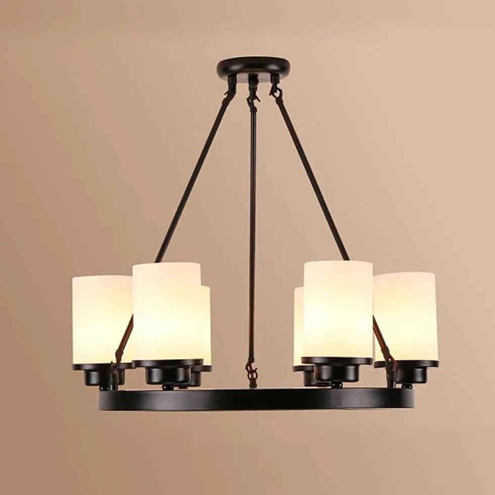 Modern Black Glass Pendant Light with Multi-Light Design - Perfect for Kitchen Island, Dining Room, and Living Room Lighting