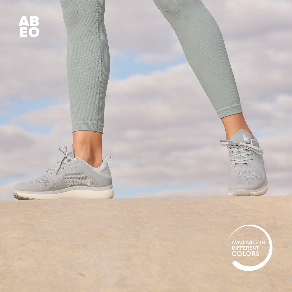 ABEO MXV Cruise Women's Walking Shoes – Orthopedic Sneakers with Built-in Plantar Fasciitis Insoles for Pain Relief | Comfortable Support for Walking, Running & Daily Wear