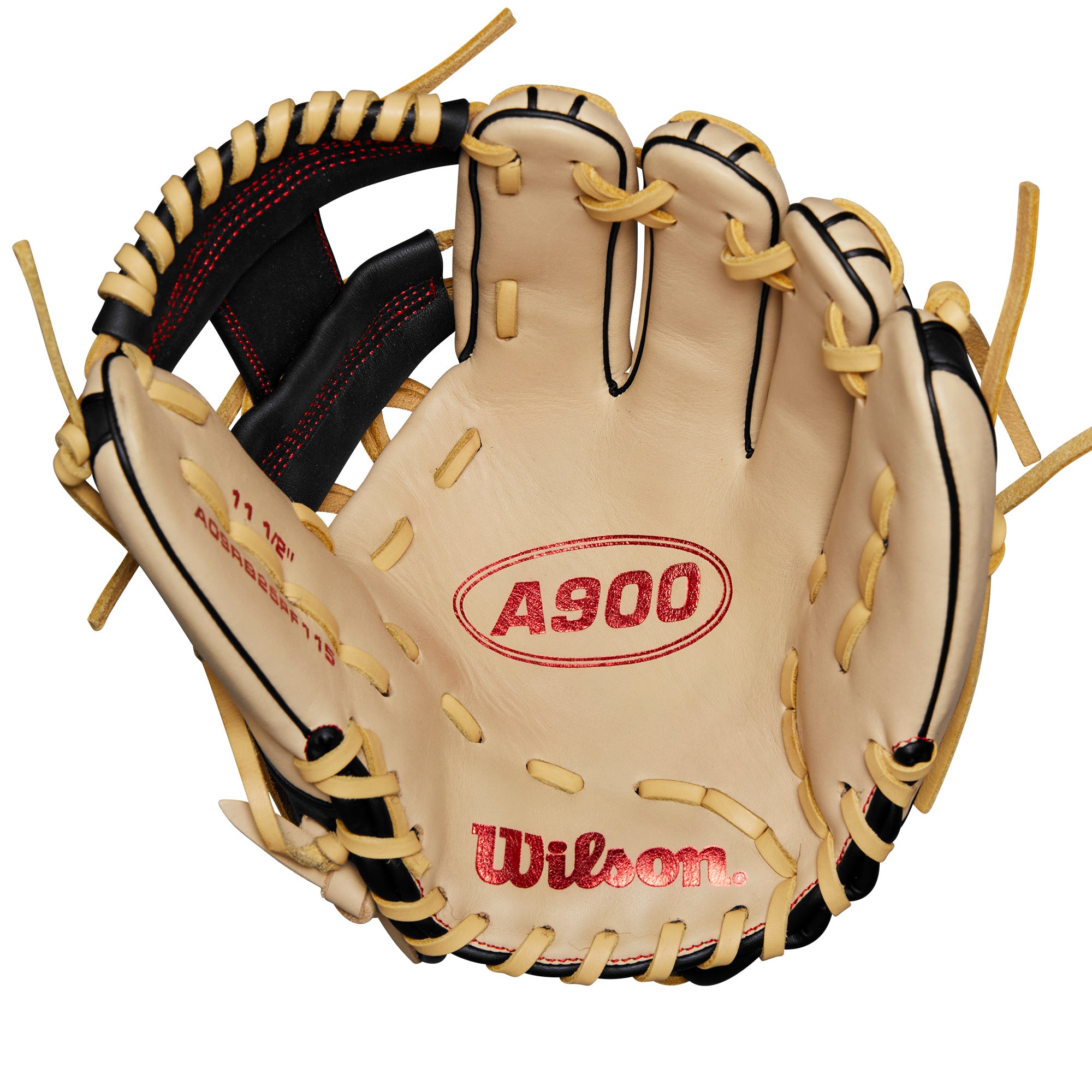 Wilson A900 PF115 11.5 Inch Infield Baseball Glove - Premium Leather for Youth & Adult Players - Perfect for Shortstop, Second Base & Third Base Positions