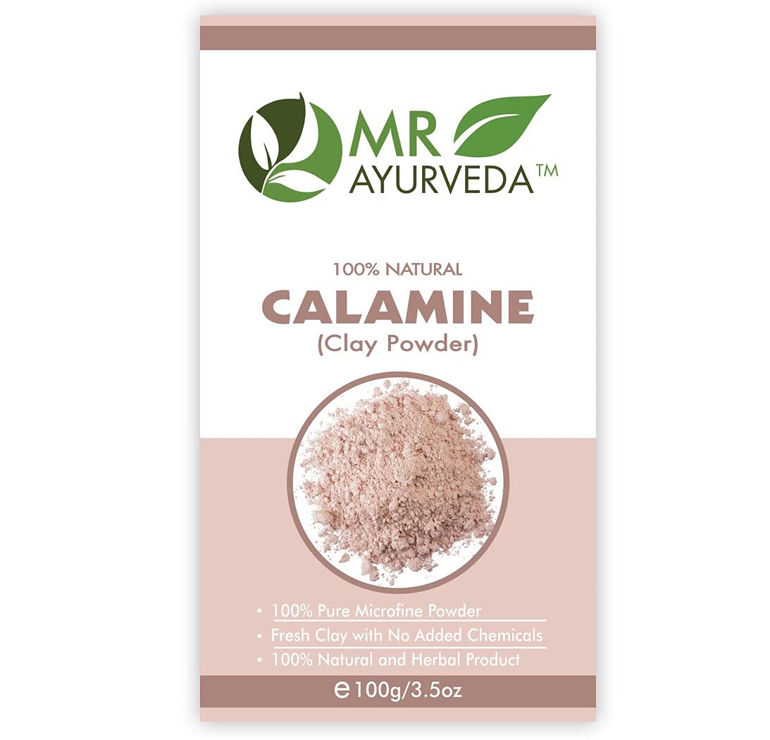 MR Ayurveda 3-in-1 Skin Care Powder Set - 100g Calamine Clay, Kaolin Clay & Activated Charcoal for Acne Treatment, Detox & Pore Cleansing | Perfect for Face Masks, Body Scrubs & DIY Beauty Recipes