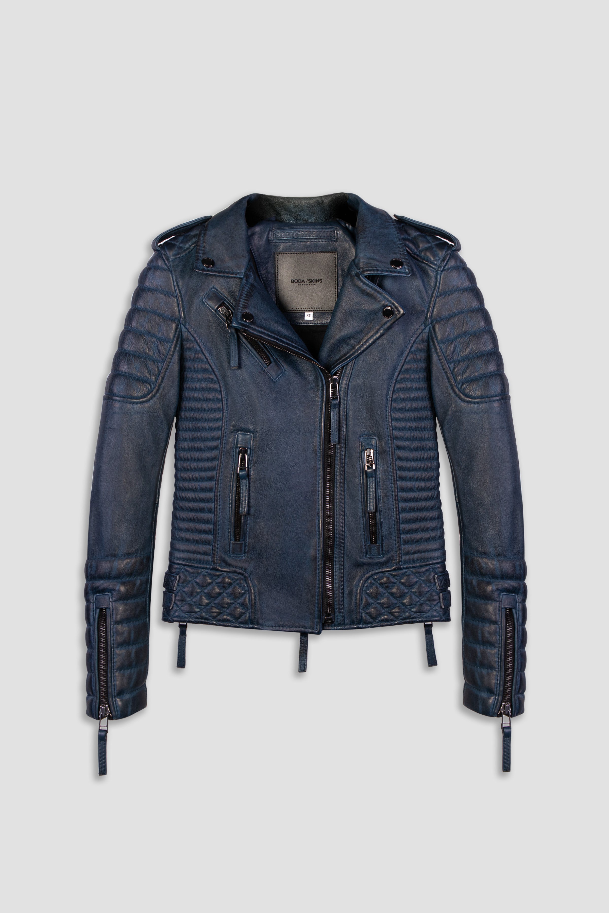 Kay Michaels 2.0 Women's Burnt Blue Denim Jacket - Stylish Casual Outerwear for Everyday Wear & Fall Fashion