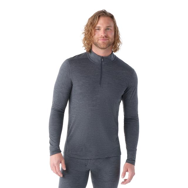 Men's Classic All-Season Merino Wool Base Layer 1/4 Zip Top - Warm & Breathable for Hiking, Skiing & Outdoor Activities
