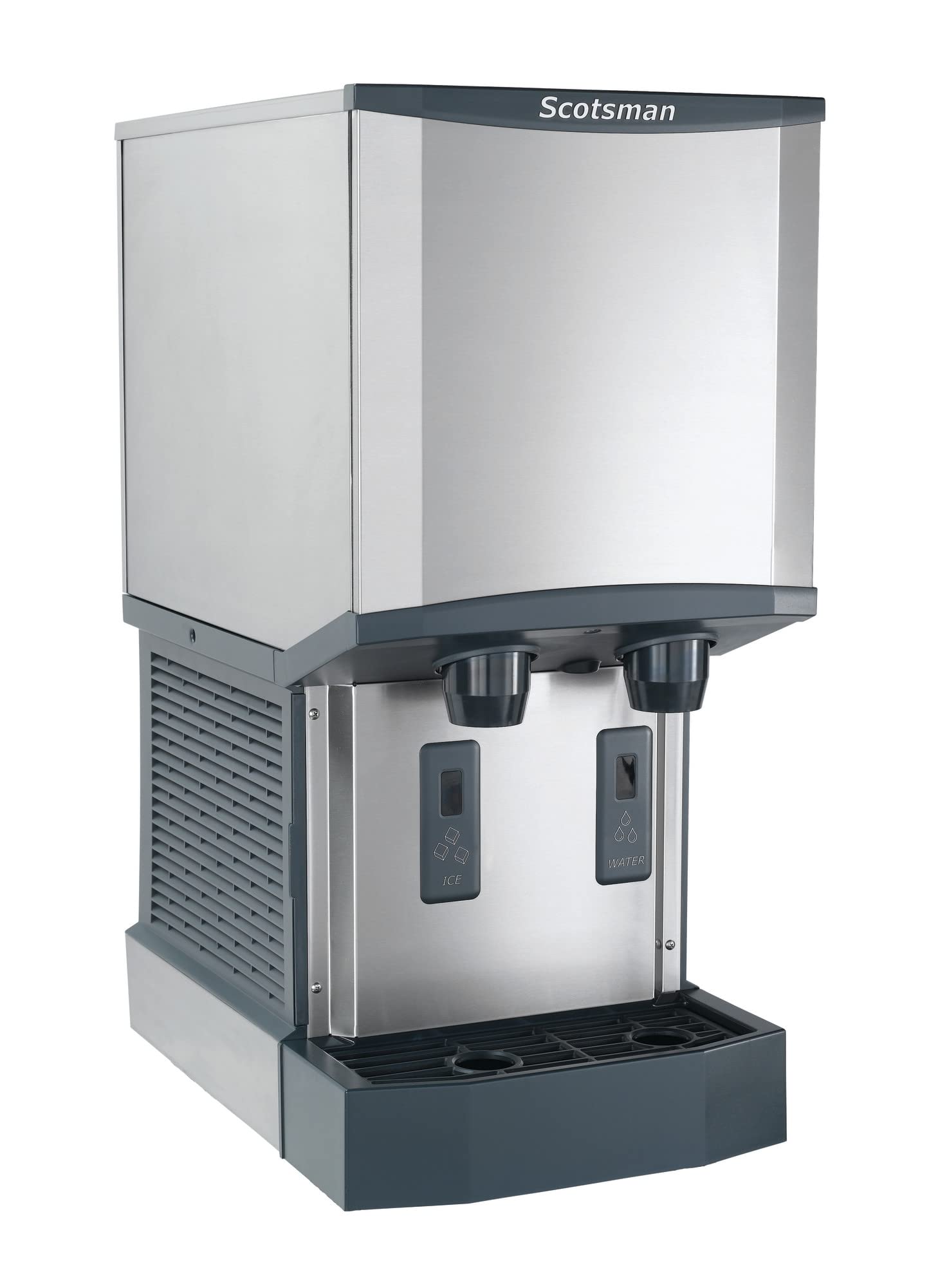 Scotsman HID312A-1 Commercial Nugget Ice Maker - 260 lbs/Day Capacity with Ice & Water Dispenser and Storage Bin - Perfect for Restaurants, Bars, and Cafes