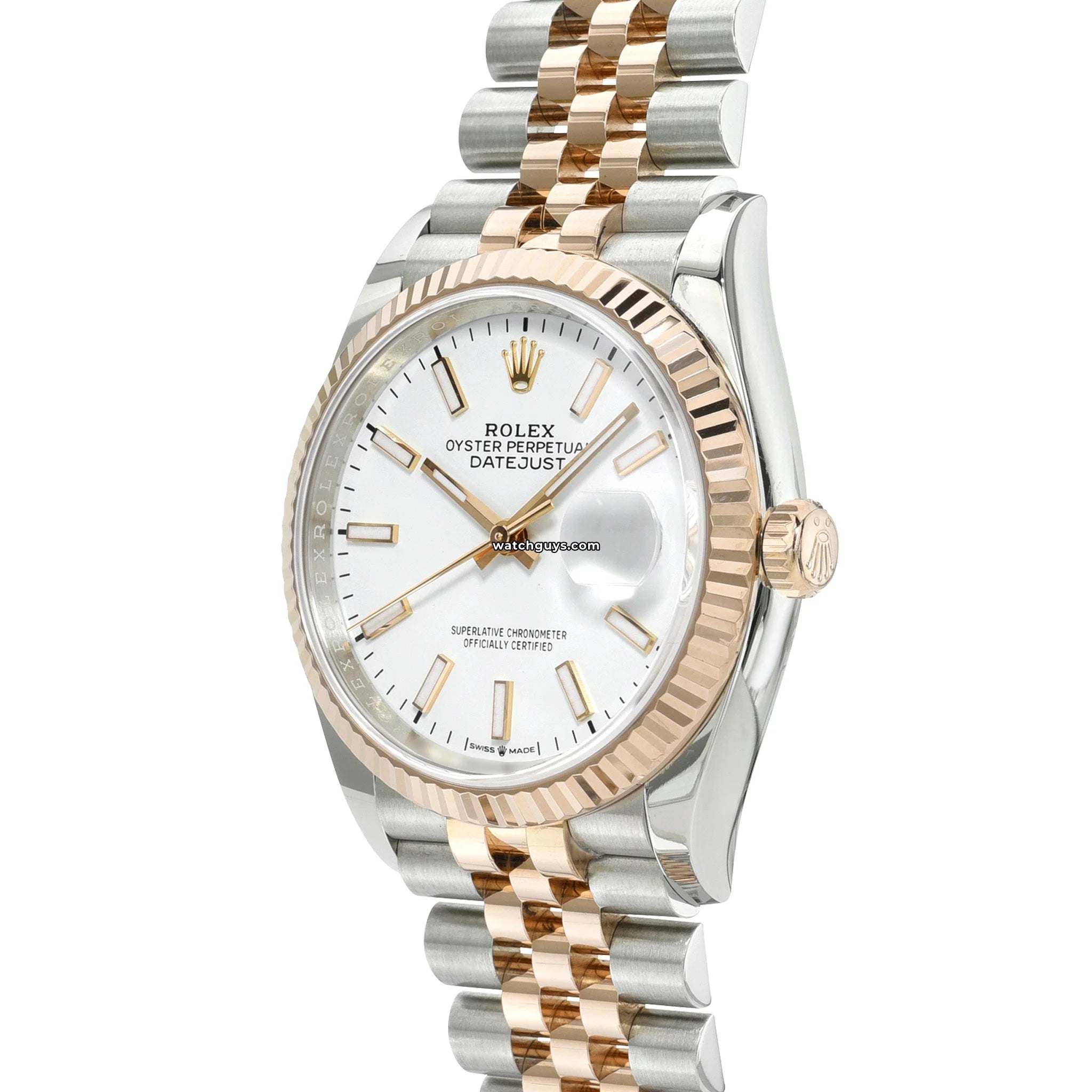 Rolex Datejust 126231 36mm Men's Watch - White Dial, Jubilee Bracelet - Luxury Automatic Timepiece for Business & Formal Occasions